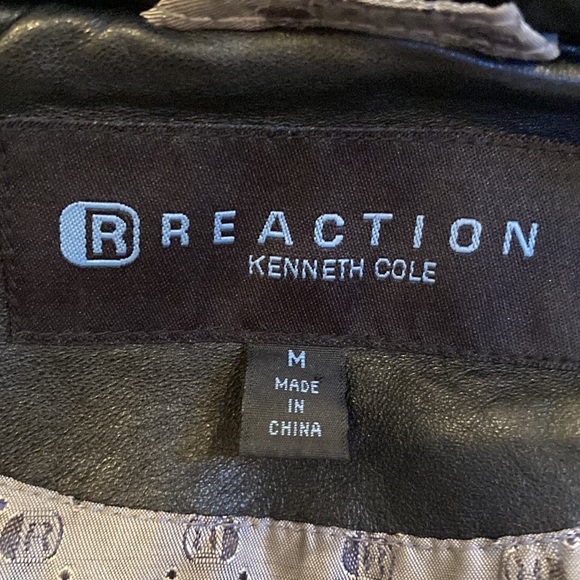 Kenneth Cole black leather women’s jacket - Picture 5 of 7